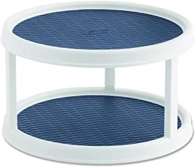 Copco - 5254326 Copco Non-Skid 2 Tier Turntable, 12 inch, Steel Blue