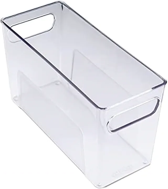 Storage Bins & Fridge